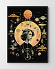 plakaty Plakat Dziewczyna kolaż astrologia