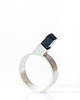 pierścionki srebrne Pierścionek z kolekcji EDGY/ SILVER/matt finish