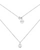 srebrne naszyjniki Srebrny naszyjnik z ozdobną zawieszką