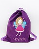 torebki, worki i plecaki dziecięce Plecak z wróżką, plecak z imieniem dla dziewczynki
