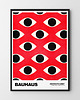 plakaty Plakat Bauhaus Red Eye Pattern