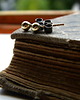 kolczyki wire wrapping kuleczka czwóreczka złociutka