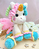misie i maskotki Jednorożec z serduszkami