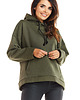 bluza z kapturem damska Bluza C223 khaki