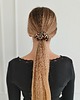 gumki do włosów Gumka jedwabna, scrunchie, sawanna MIDI