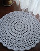 dywany Dywan ażurowy ze sznurka bawełnianego 80cm