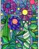 plakaty 19. ROBO-KWIATKI - rysunek, plakat.