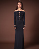 sukienki maxi damskie Czarna suknia maxi - Julia