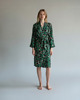 szlafroki damskie Szlafrok narzutka kimono w kontrastujące kolory