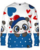 bluzy męskie Bluza Bez Kaptura Męska DR.CROW Panda