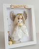 komunia - pozostałe Anioł stróż w ramce, pamiątka Pierwszej Komunii Świętej