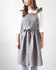 fartuchy kuchenne Lniany fartuszek retro TRUE GREY