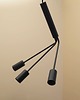lampy wiszące Lampa wisząca Frandsen trójramienna czarny metal lata 2000.