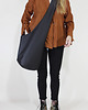 torby XXL Long Boogi Bag czarna teksturowana / hobo