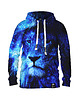 bluzy męskie Męska Bluza z kapturem Shining Lion