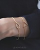 bransoletki złote 16k Gold Plated Triangle Bracelet