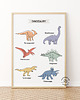 obrazy i plakaty Dinozaury - plakat edukacyjny