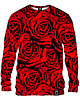 bluzy męskie Bluza Bez Kaptura Męska DR.CROW Red Roses