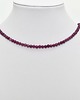 chokery Choker Naszyjnik krótki Rubin Kamień naturalny