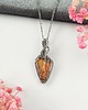 wisiory Naszyjnik Jaspis Maligano stal chirurgiczna wisiorek handmade wirewrapping
