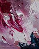 obrazy Malinowy brzask //obraz olejny 25x25cm