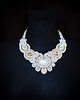 Biżuteria ślubna Elegancki  naszyjnik soutache