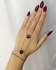 bransoletki z kamieni naturalnych Bransoletka z pierścionkiem Fashion Stones
