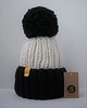 czapki damskie WOOLY POM POM wełniana czapka z dużym pomponem