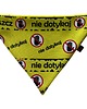 ubranka dla zwierząt Żółta bandana dla psa Nie dotykaj!