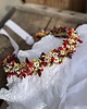 Ślubne ozdoby do włosów Wianek ślubny z suszonych, naturalnych roślin