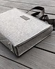 etui na laptopa Torba na laptop z filcu - szara - skóra