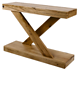 regały i półki Konsola Dębowa Loft Drewno Lite  120 cm  SKD-200