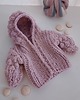 swetry dla dziewczynki Baby bubble- sweterek dziecięcy 74 - 100% merino