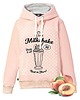 bluza z kapturem damska Brzoskwiniowa bluza Peach Milkshake!