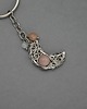 breloki Oryginalny brelok księżyc, breloczek kamień słoneczny wire wrapping