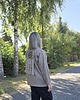 marynarki damskie Kimono 100% cienka wełna oko z frędzlami.