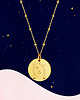złote naszyjniki WAGA - Naszyjnik znak zodiaku
