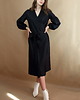sukienki midi damskie Ana Moroles, Kimono wełniane Negro