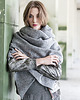 szale damskie Sweter Wełniana Chusta Bardzo Duży Szal GrPlain
