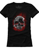 t-shirt damskie T-shirt damski UNDERWORLD Skull in fire