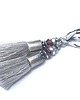 kolczyki wire wrapping Grey  /boho/  -  kolczyki 