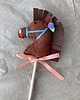 zabawki - inne Hobby Horse mini Konik na patyku ciemnobrązowy hand-made