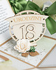 kartki scrapbooking 18 urodziny, exploding box, kartka 3d osiemnastka