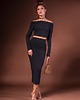 topy damskie Bluzka - Czarna Julietta mini