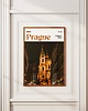 plakaty Minimalistyczny plakat Praga Czechy