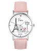 zegarki damskie Zegarek - Paryż - pudrowy róż