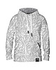 bluzy męskie Męska Bluza z kapturem DR.CROW White Paisley