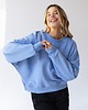 bluza bez kaptura damska Bluza Iconic Niebo