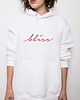 bluza z kapturem damska Bluza hoodie biała bliss