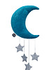 karuzele i girlandy do łóżeczka MORSKI mobil księżyc Velvet